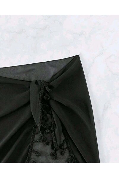 nuriçgiyim Φούντα Detailed Pareo