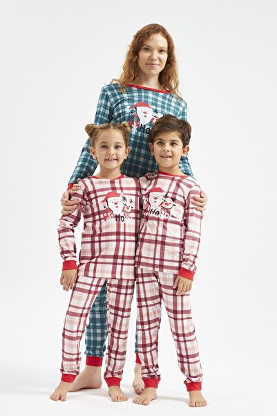 LILIAN Hohoho Yeni Yıl Temalı Anne Çoçuk Pijama Takımı.ayrı Ayrı Satılır Fiyatlar Farklıdır