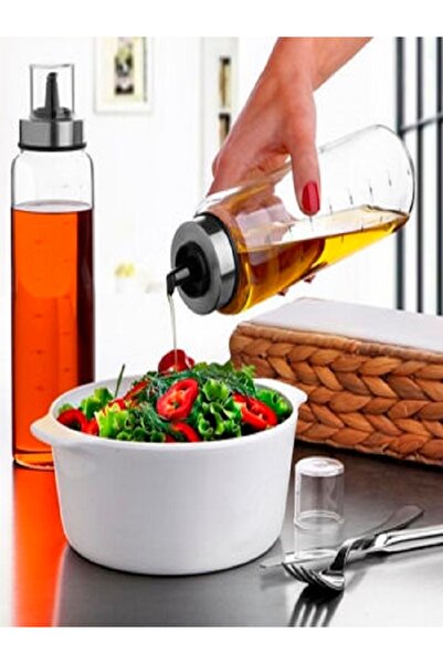 Kazanabil 2-PIECE BOROSILICATE DRIP-PROOF GLASS OIL DISH 500ML