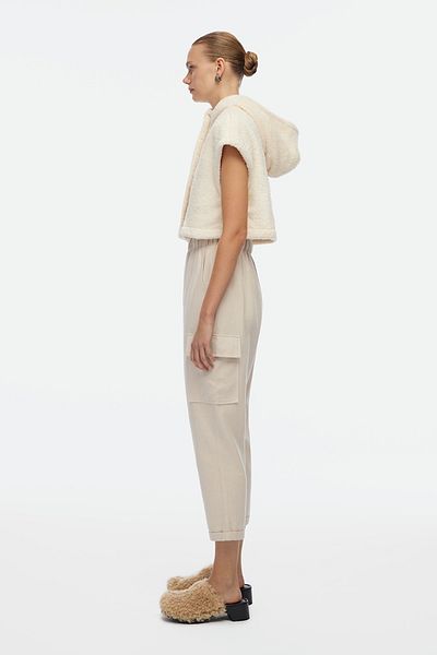 İKİKIZ Crop Plush Vest
