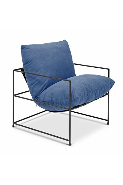 Dopa Berjer Tekli Koltuk Portatif Modern Berjer Metal İskeletli Berjer