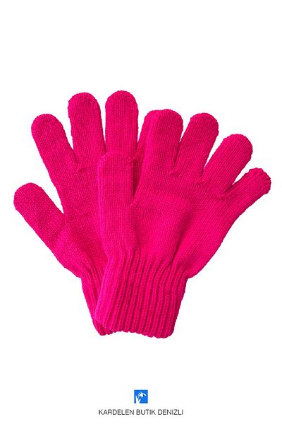 Kardelen Butik Denizli Full Finger Children's Orlon Gloves (Ages 5-8)