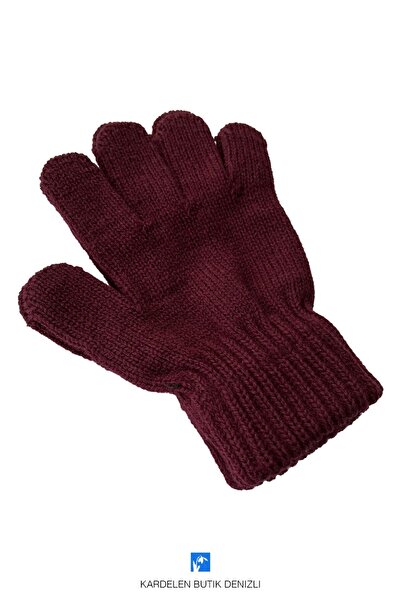 Kardelen Butik Denizli Mănuși Orlon pentru copii cu degetul complet (vârste 5...