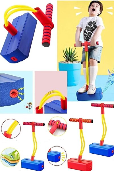 Genel Markalar Kurbağa Bouncer Zıplayan Stilts Zıplama Direği Erkek Kız Spor ...