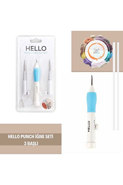 Hello Punch (Panç) İğne Seti, 3 Farklı İğne Boyu, Hello Punch İğne Set