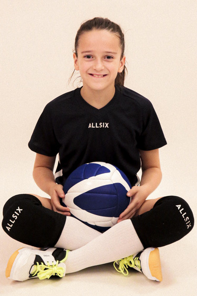 Overpet Voleybol Topu V100 Model Mavi Beyaz Renk Voleybol Topu