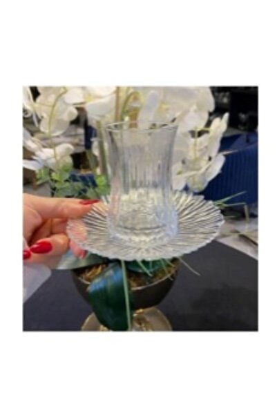 Hibana Kaveh Çay Tabağı 6lı Diamond