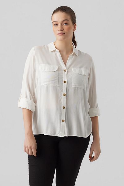 Veromoda Curve Vero Moda Curve Schneeweißer Rock für Damen/Mädchen