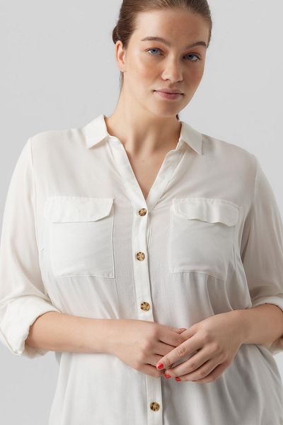 Veromoda Curve Vero Moda Curve Schneeweißer Rock für Damen/Mädchen