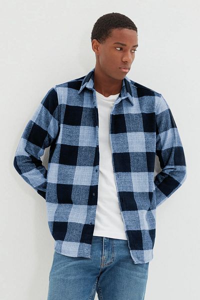 Dark blue deals shirt mens