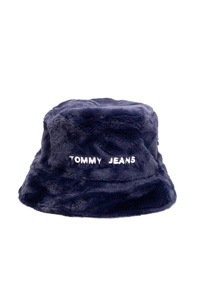 Tommy Jeans HAT, REVERSIBLE, FOR WOMEN, BI-COLOR, WITH LOGO