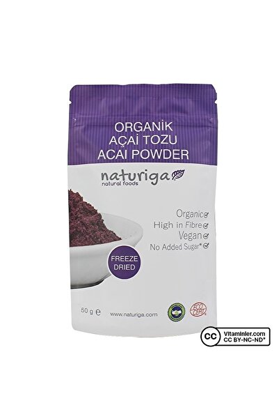 Naturiga Organik Açai Tozu 50 Gr - AROMASIZ
