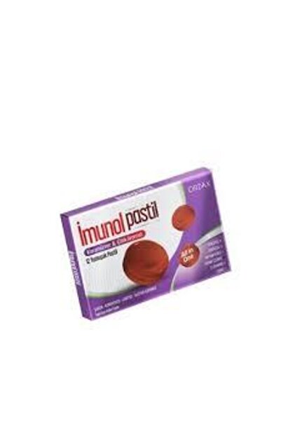 Orzax İmunol Karamürver & Çilek 12 Pastil