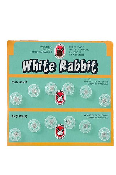 hobim42 CHAP PLASTIC 13 MM (12 PIECES) PACK Mix: Plastic/Product Size: 13 mm/ Color: Transparent