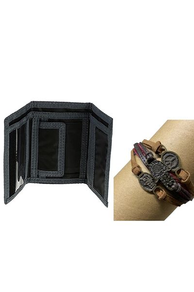 SIFIR312 Sports Wallet And Bracelet Set