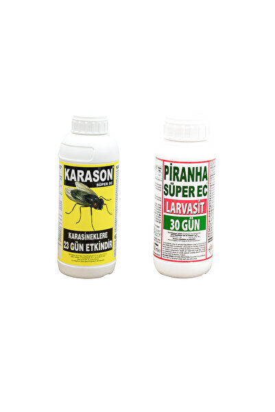hazar çevre Karason Piranha 1000 Ml Karasinek Haşere Ilacı Set