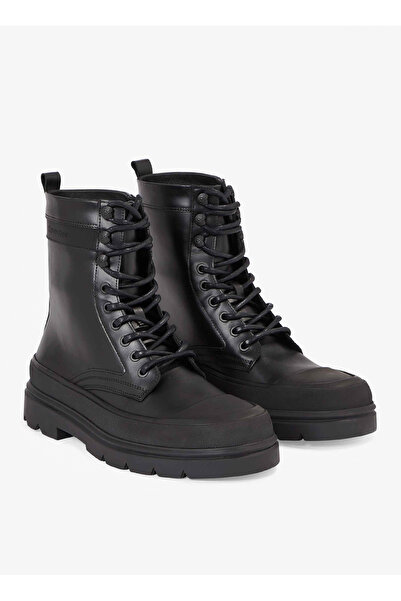 Calvin Klein Deri Siyah Erkek Bot HM0HM01213BEH