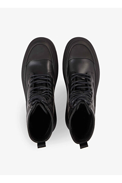 Calvin Klein Deri Siyah Erkek Bot HM0HM01213BEH