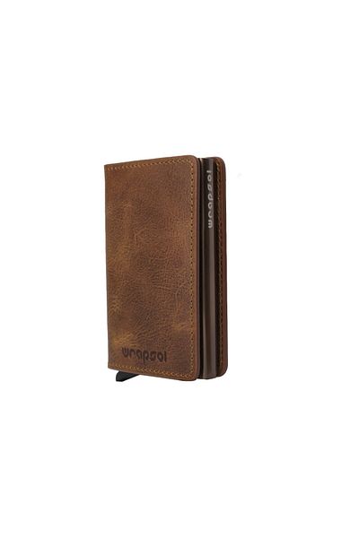 Wrapsol Mechanism Wallet Smart Card Holder Book Leather