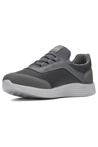 İmerShoes Pantofi afumati pentru bărbați pentru adulți - Pantofi sport comozi și flexibili cu șireturi din cauciuc de mărime mare 110c