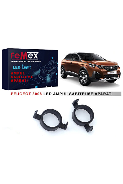 Sistem Led Market Peugeot 3008 Araçlar için Kısa Far Tutucu Led Ampul Sabitle...