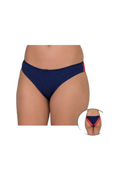 Berrak Dantel Güpürlü Kadın Bikini Külot 3'lü Paket