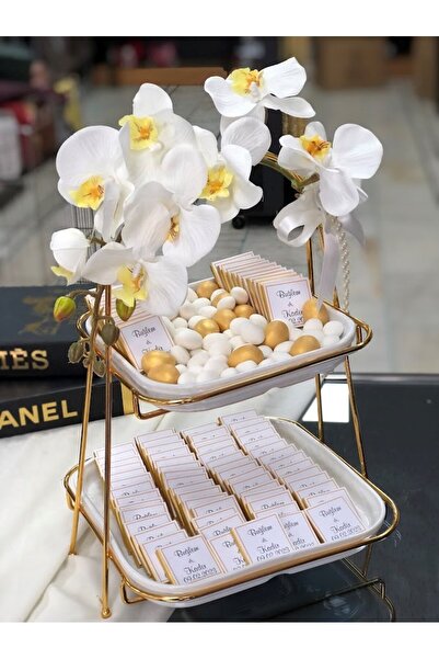 Masalsı Concept 80 Ad Madlen Kız İsteme Çikolatası, Özel Sunum Tepsili söz ni...