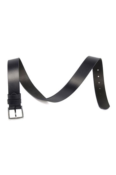 Tergan Men's Leather Belt Navy Blue - 00309p7ı