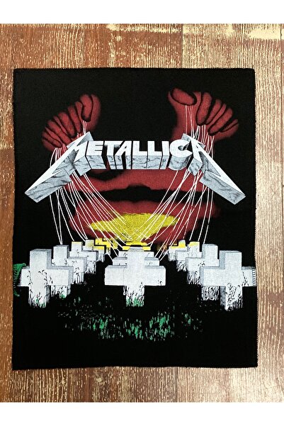 StüdyoÜmitTişört Metallıca - Master Of Puppets Back Patch Sırt Patch Peç Arma...