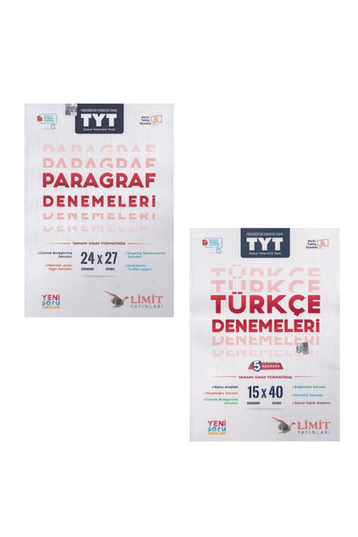 LMT Limit Yayınları Limit Yayınları TYT Türkçe 15 X 40 5 Aşamada TYT Kronomet...