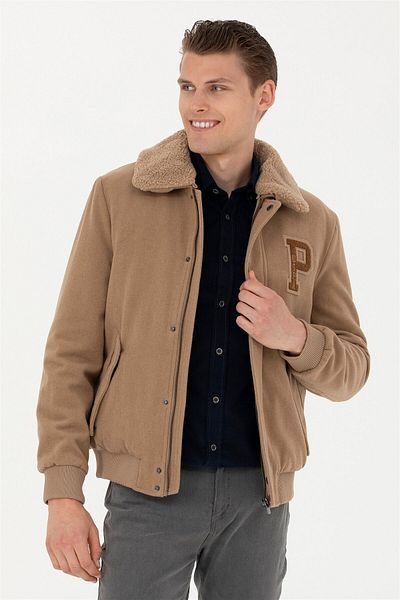 U.S. Polo Assn. Men's Camel Stamp Coat