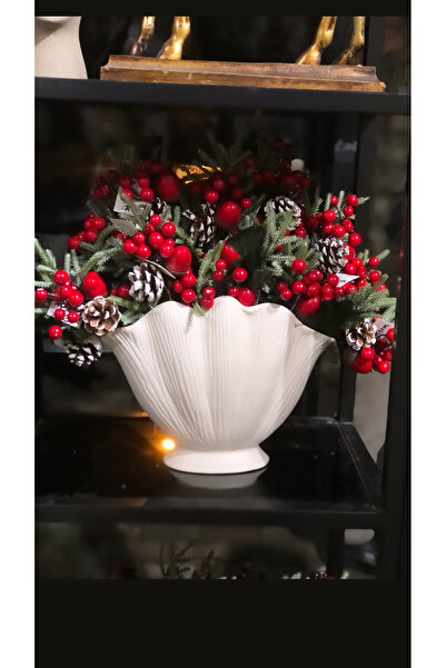 Şirin hobi atölyesi Seramik kabuk vazo