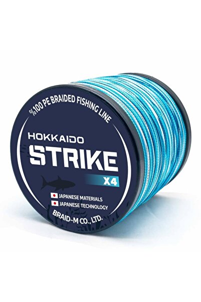 Hokkaido BLUE CAMO-MAVİ KAMUFLAJ 4 KATLI 0.10.-MM 500.-METRE 8.7.-KG ÇEKER,İP...