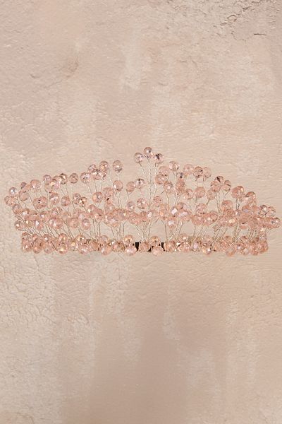 Hayalperest boncuk Dense Crystal Jewelled Bridal Henna Crown, Bridal Wedding Crown, Dense Crystal Crown, Bridesmaid Crown Powder