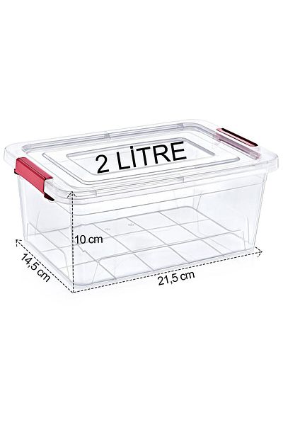 Smartware Storage Container 2 Liter Storage Container with Lock