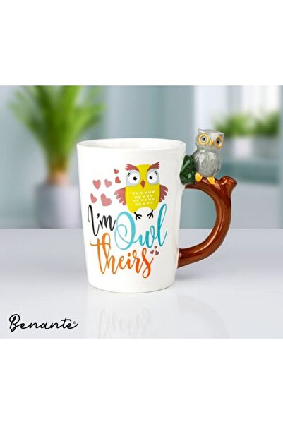Benante Baykuş Figürlü Kupa 400 ml