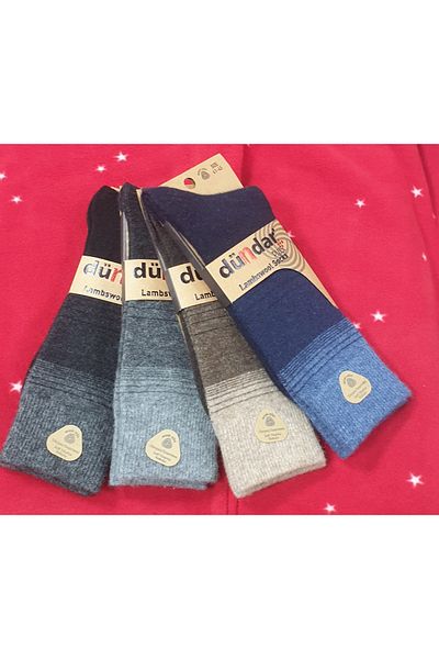 Dündar DÜNDAR PLUS LAMBSWOOL DÜNDAR WOOL SOCKET SOCKS SEAMLESS PERFUME FRAGRANT 5-PACK
