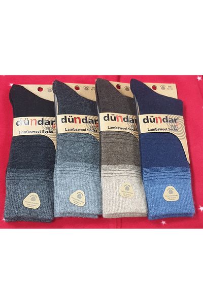 Dündar DÜNDAR PLUS LAMBSWOOL DÜNDAR WOOL SOCKET SOCKS SEAMLESS PERFUME FRAGRANT 5-PACK