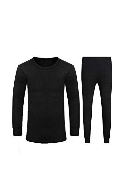 AskerVadisi Thermal Underwear Set Black Color