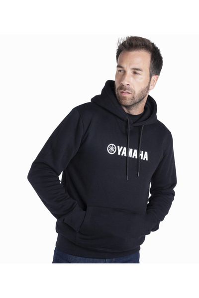 mototatar Φούτερ Yamaha Μαύρη Unisex με κουκούλα