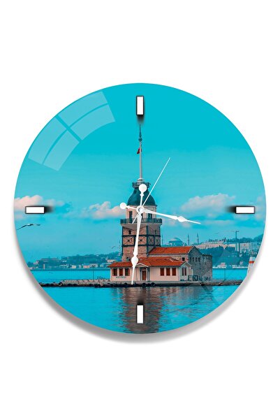 EMYA HOME Ceas din sticlă Turnul Fetei - 40 cm