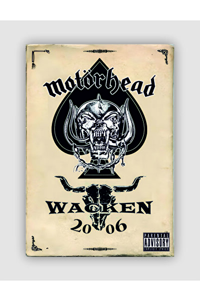 fırsatlar diyarı MOTÖRHEAD Wacken 2006 Vintage Duvar Posteri - Duvar Dekoru -...