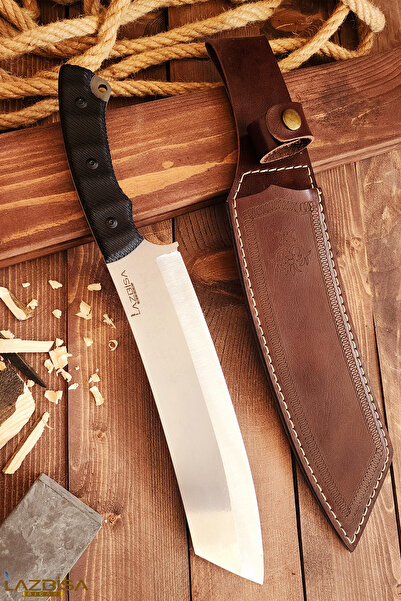 LAZBİSA Outdoor Piknik Kamp Bıçağı Bıçak Kılıflı Mutfak Bıçak Şef Bıçağı Çakı...