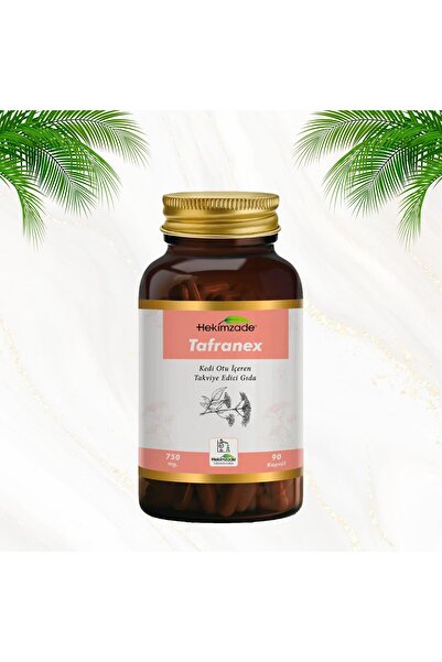 Hekimzade Tafranex 90 Kapsül 750mg - Kedi Otu Içeren Takviye Edici Gıda