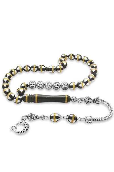 EbruHome مسبحة صلاة من النحاس الملفوف مع شرابات معدنية غير قابلة للتشوه، مكتو...