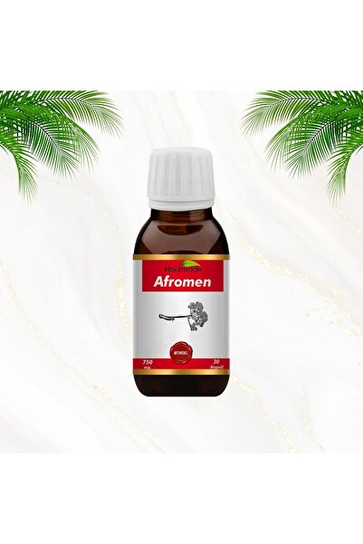 Hekimzade Afromen 30 Kapsül 750mg - Çakşır Otu Içeren Takviye Edici Gıda