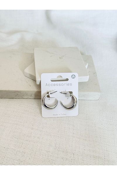 DEMOKAN Women's Crescent Design Earrings