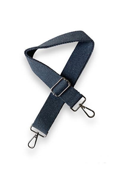 alfa tasarım atölyesi Umeraș pentru geantă din bumbac cu accesorii de culoare argintie de calitate (120 cm)