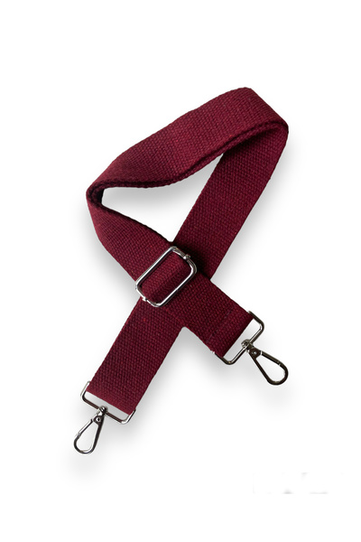 alfa tasarım atölyesi Umeraș pentru geantă din bumbac cu accesorii de culoare argintie de calitate (120 cm)