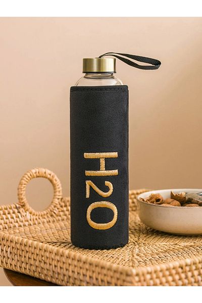 LC Waikiki قارورة زجاجية بغطاء H2O سعة 600 مل